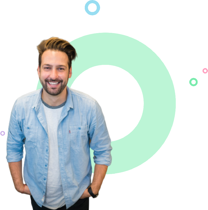 Ein glücklicher Nichtraucher